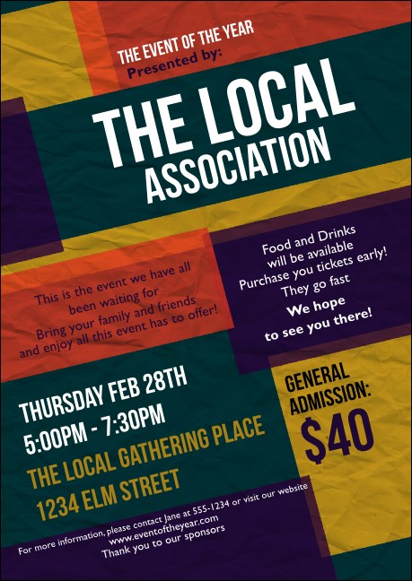 All Purpose Blocks Club Flyer