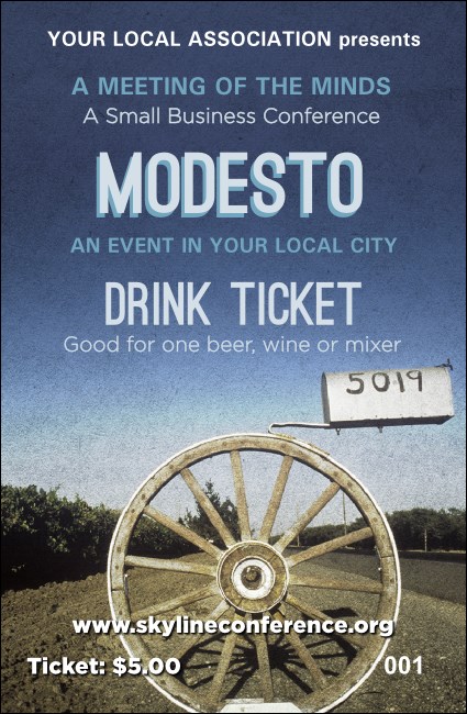 Modesto Drink Ticket