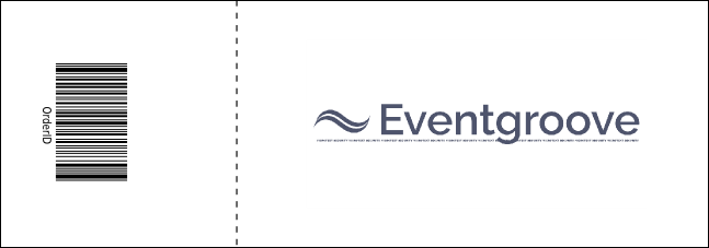 Airline Raffle Ticket Product Back