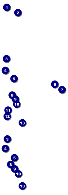 Midsummer Night's Dream Event Ticket Front Field Markers