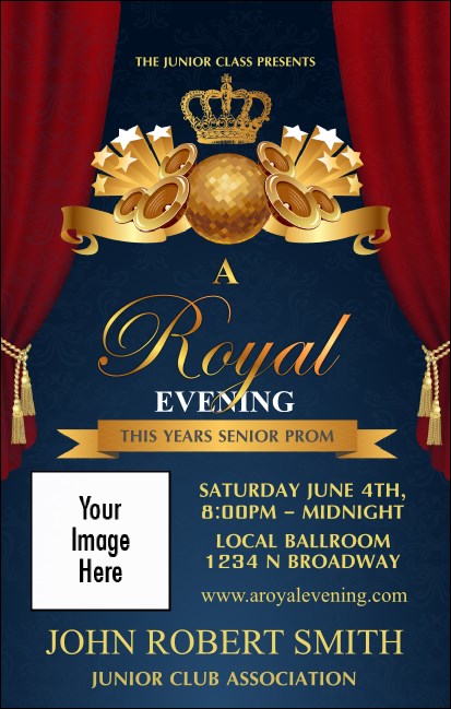 Royal VIP Event Badge Medium Product Front