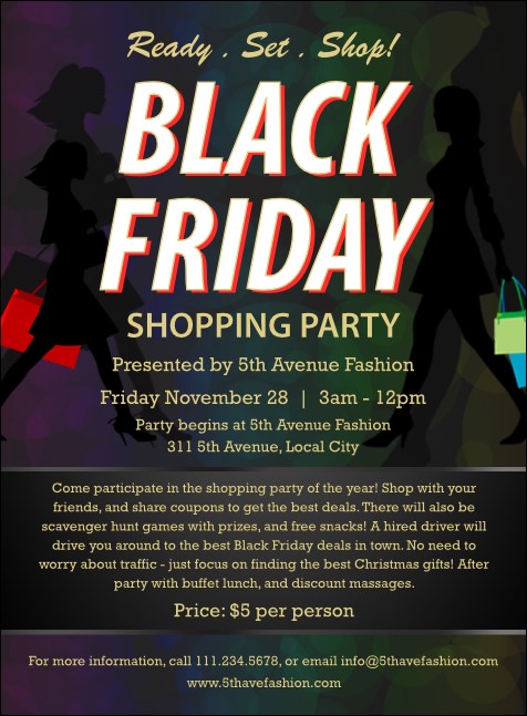 Black Friday Invitation