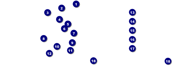 Football Raffle Ticket 0007 Front Field Markers