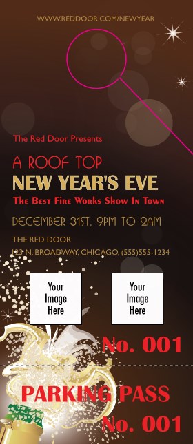 Champagne Bistro Hang Tag