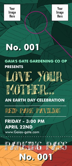 Earth Day Organic Hang Tag Product Front