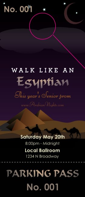 Egyptian Hang Tag
