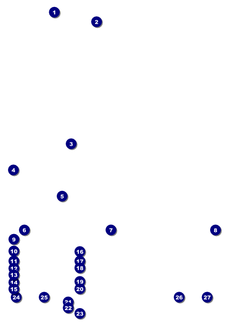 Football Green Flyer Front Field Markers