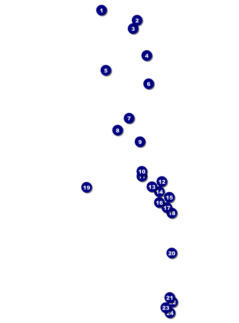 El Paso Flyer Front Field Markers