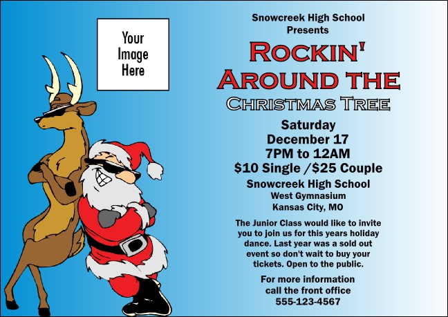 Cool Christmas Postcard Product Front