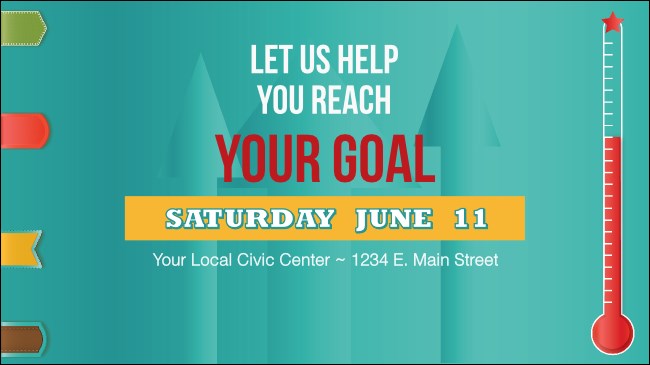 Fundraising Thermometer Facebook Event Cover