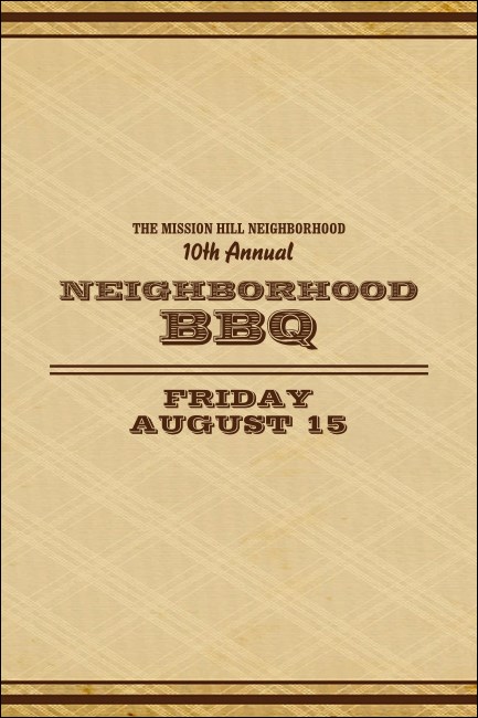 BBQ Vintage Pinterest Ad