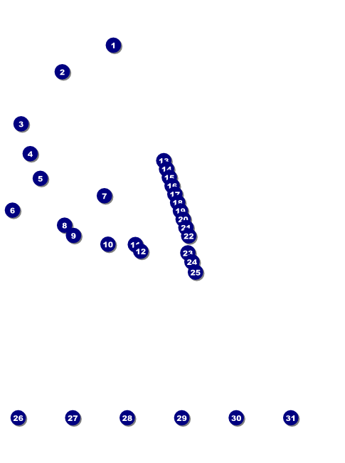 Rock Concert Red Flyer Front Field Markers