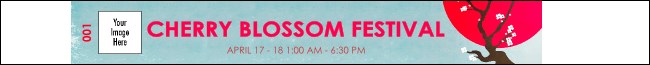 Cherry Blossom Premium Synthetic Wristband Product Front