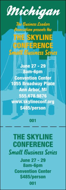 Michigan General Admission Ticket Product Front