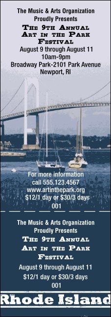 Rhode Island General Admission Ticket Product Front