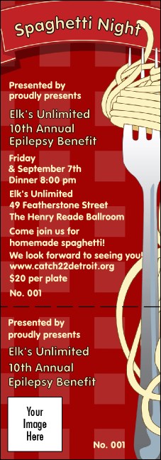 Spaghetti General Admission Ticket Product Front