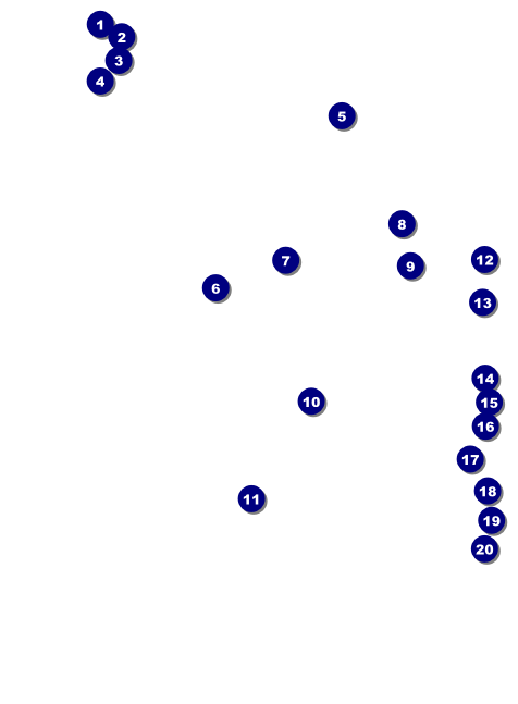Oakland Invitation Front Field Markers