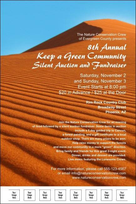 Digital Color Poster Printing Environment Theme Redesigned Product Product Front