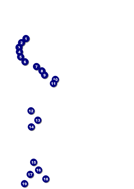 Big Heart Purple Postcard Front Field Markers