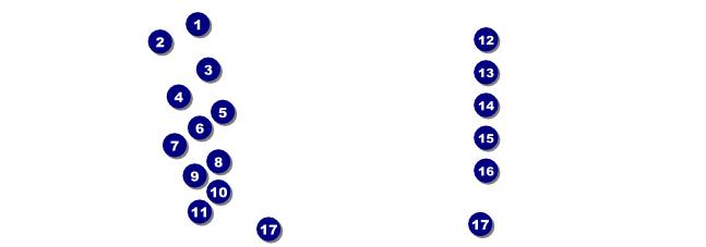Horse Racing Raffle Ticket 002 Front Field Markers