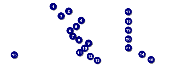 Nashville Raffle Ticket (Black and White) Front Field Markers