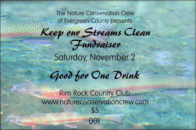 Trout Drink Ticket Product Front