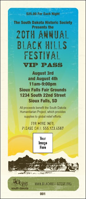 South Dakota VIP Pass Product Front