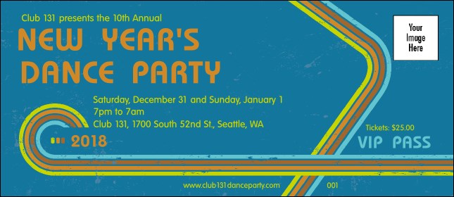 Retro Rainbow VIP Pass Product Front