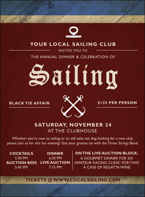 Sailing Invitation Product Front