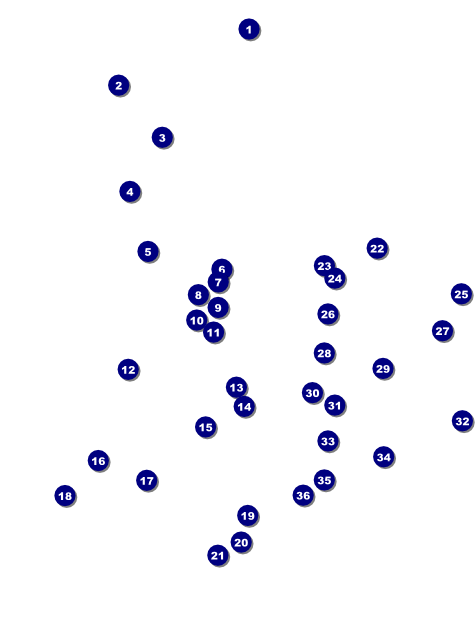 BMX Flyer Front Field Markers