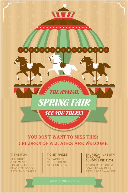 Merry Go Round Poster Product Front