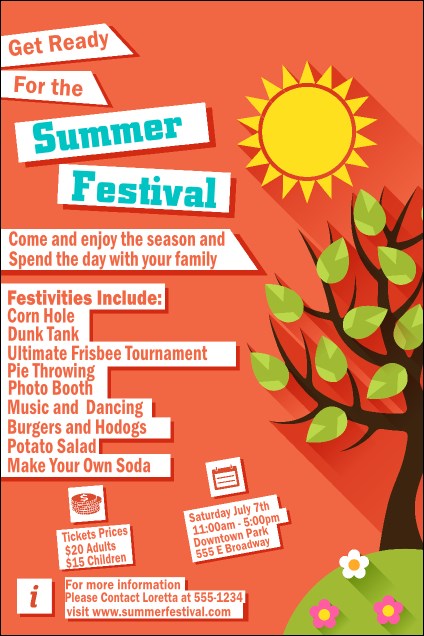 Summer Cut Paper Poster Product Front