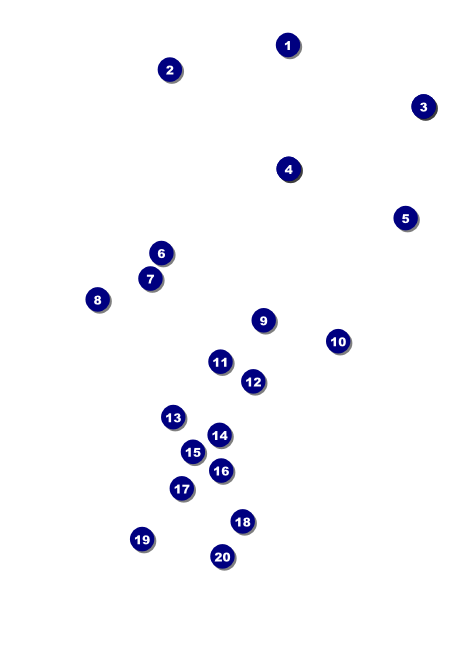 Indianapolis Club Flyer Front Field Markers