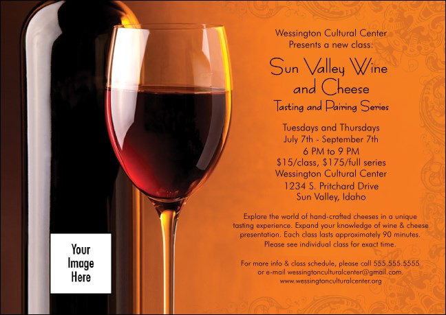 Wine Logo Club Flyer