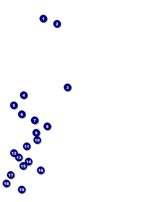 Hanukkah Abstract Club Flyer Front Field Markers